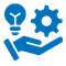 IT solutions and infrastructure icon