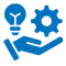 IT solutions and infrastructure icon