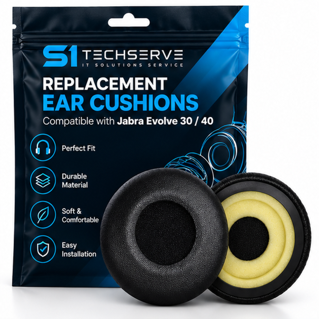 Jabra Evolve 30 40 Ear Cushions S1 TECHSERVE Pack of 2